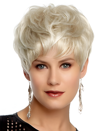 Luxury Flattering Boy Cut Capless Wig