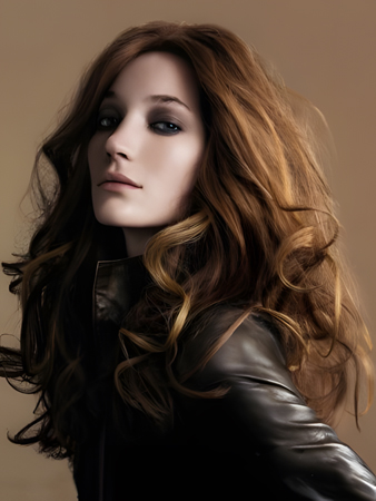 Classic 100% Human Hair Wavy Full Lace Wig