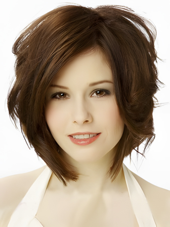 Elegant Brazilian Remy Hair Lace Front Wig