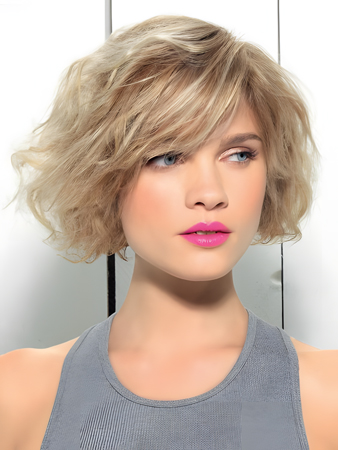 Natural Wavy Capless Remy Human Hair Wig