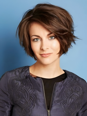 Popular Remy Human Hair Straight Lace Front Wig