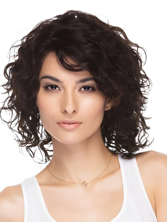 Glamorous Remy Human Hair Wavy Capless Wig