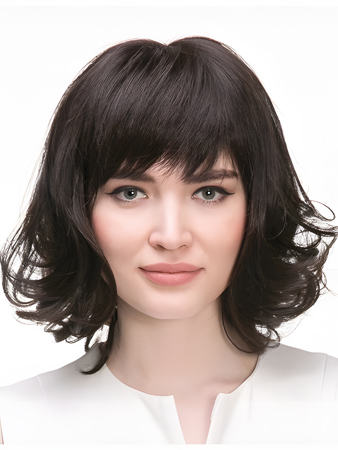 Impressive Wavy Capless Remy Human Hair Wig