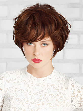Silky Popular Wavy Remy Human Hair Capless Wig