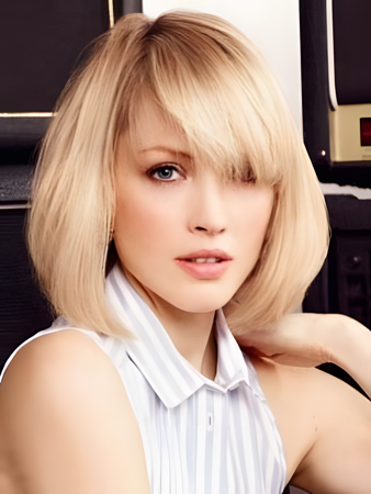 Charming Straight Remy Human Hair Capless Wig