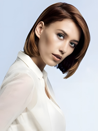 Concise Straight Remy Human Hair Lace Front Wig