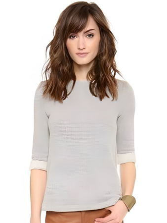 Wonderful Lace Front Remy Human Hair Wavy Wig