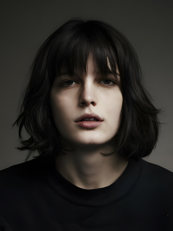 Elegant Remy Human Hair Wavy Capless Wig