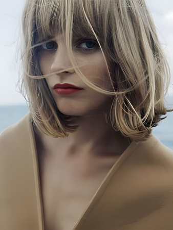 Wonderful Capless Wavy Remy Human Hair Wig