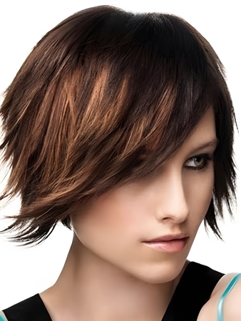 Nice-looking Capless Remy Human Hair Straight Wig