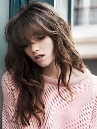 Smooth Remy Human Hair Wavy Capless Wig