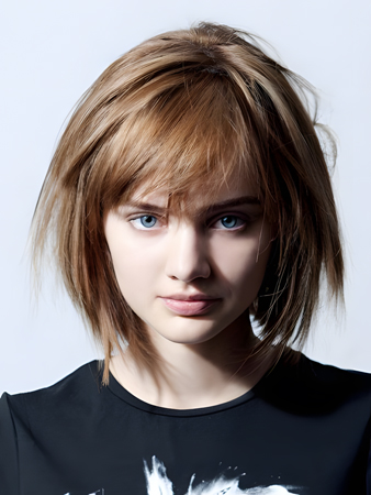 Elaborately Capless Remy Human Hair Straight Wig