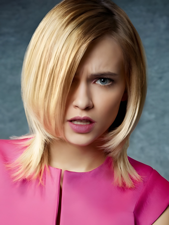 Fine Lace Front Remy Human Hair Straight Wig