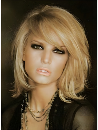 Admirable Capless Straight Remy Human Hair Wig