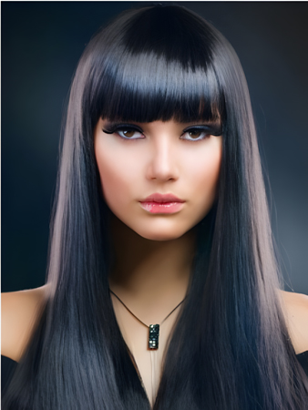 Elegante Capless Fashion Straight Wig