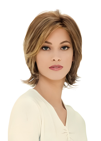 Good Looking Attractive Capless Wavy Flexibility Wig