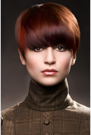 Stupendous Straight Capless Red Human Hair Wig 