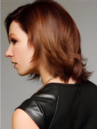 Comfortable Short Wavy Lace Front Human Hair Wig