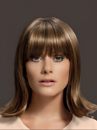 Polished Silky Straight Human Hair Capless Wig