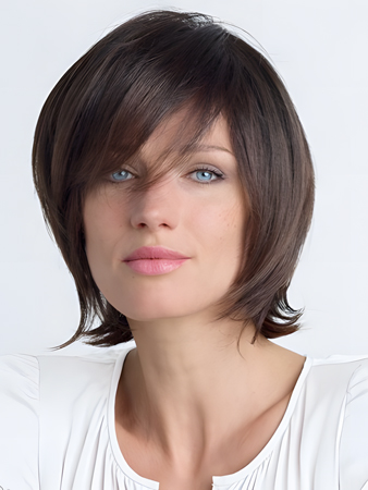Pleasant Capless Wavy Remy Human Hair Wig