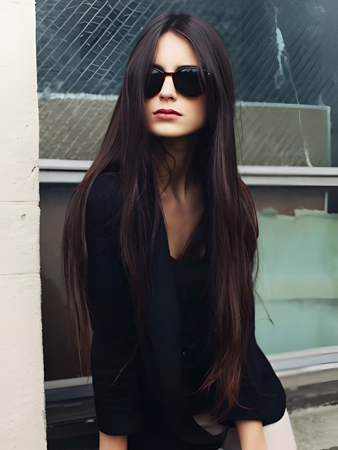 Glamorous Straight Lace Front Human Hair Wig