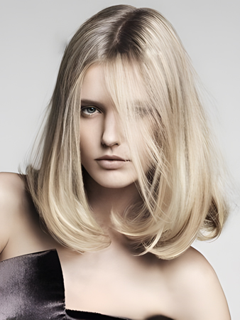 Romantic Lace Front Wavy Remy Human Hair Wig