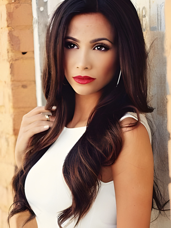 Fashionable Wavy Human Hair Lace Front Wig