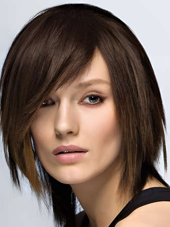 Impressive Short Straight Capless Human Hair Wig