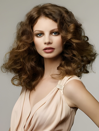 Marvelous Lace Front Wavy Human Hair Wig