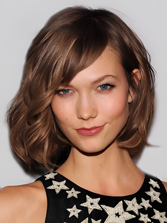 Admirable Wavy Human Hair Lace Front Wig