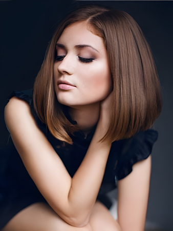 Gorgeous Straight Remy Human Hair Lace Front Wig