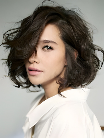 Pretty Human Hair Wavy Capless Wig