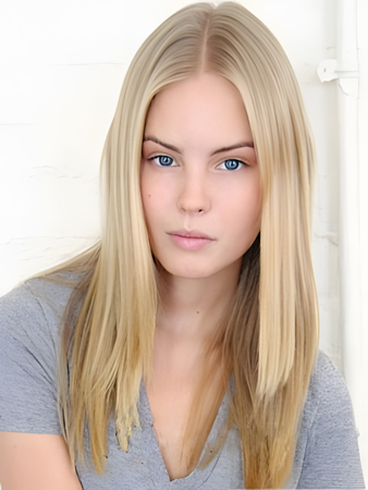 Marvelous Lace Front Human Hair Straight Wig