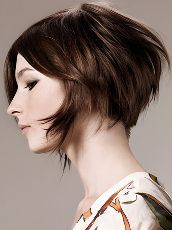 Marvelous Lace Front Human Hair Straight Wig