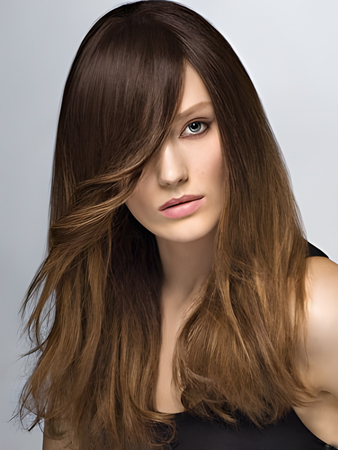 Popular Capless Long Human Hair Wig