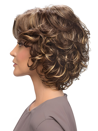 Beautiful Lace Front Wavy Human Hair Wig