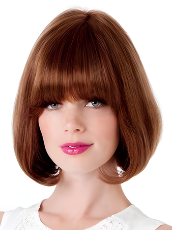 Luxury Bob Style Straight Human Hair Wig