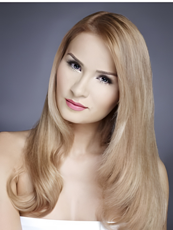 Pretty Human Hair Wavy Lace Front Wig