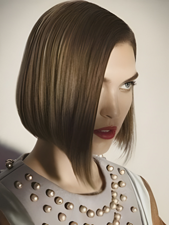 Affordable Lace Front Human Hair Straight Wig