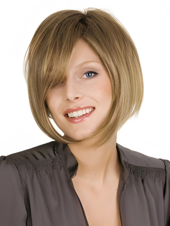 Glamorous Human Hair Straight Capless Wig
