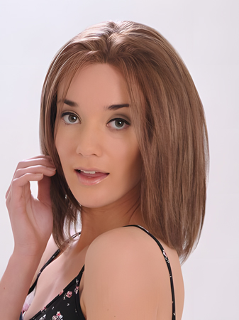Popular Human Hair Straight Capless Wig