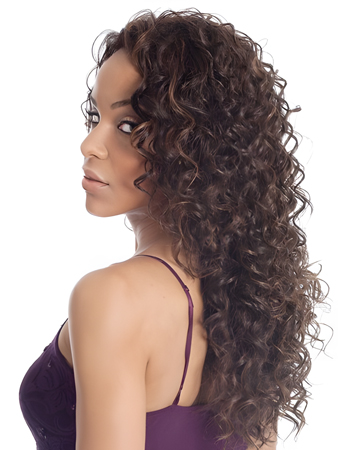 Long Spiral Curl Synthetic Lace Wig For Woman