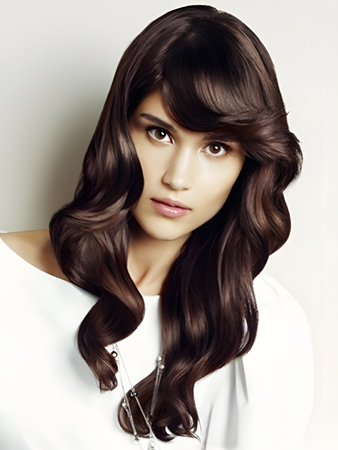 Romantic Lace Front Wavy Synthetic Wig For Woman