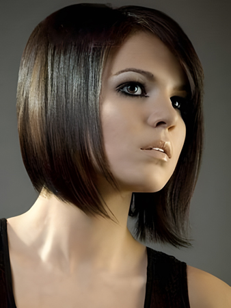 Dazzling Lace Front Synthetic Straight Wig