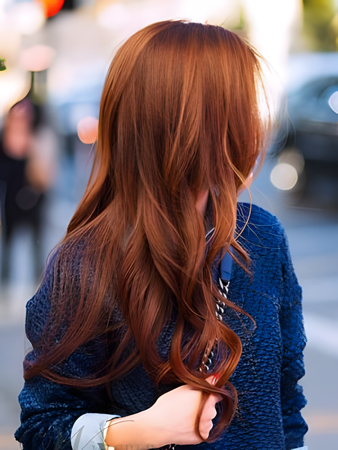 Brilliant Wavy Human Hair Lace Front Long Wig