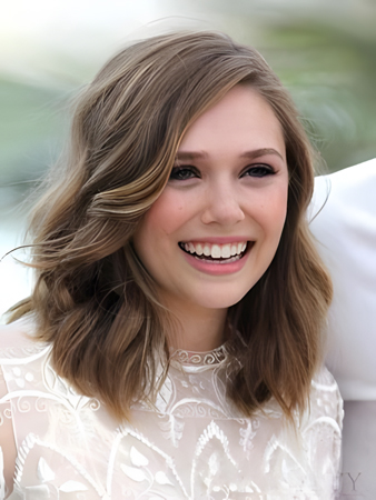 Dazzling Lace Front Wavy Human Hair Wig