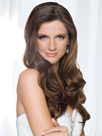 Comfortable Lace Front Long Wavy Synthetic Wig