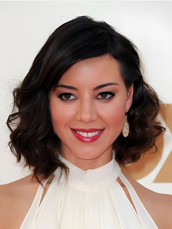 Glamorous Lace Front Wavy Human Hair Wig