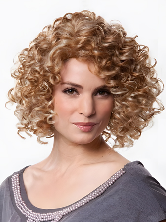Comfortable Curly Synthetic Lace Front Wig