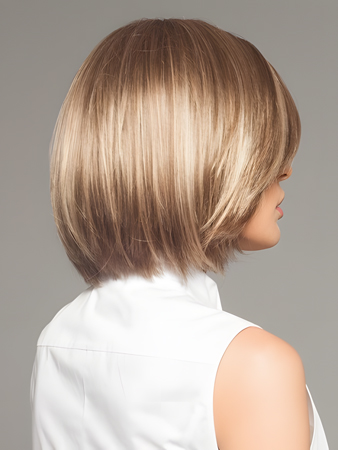 Elegant Straight Synthetic Lace Front Wig